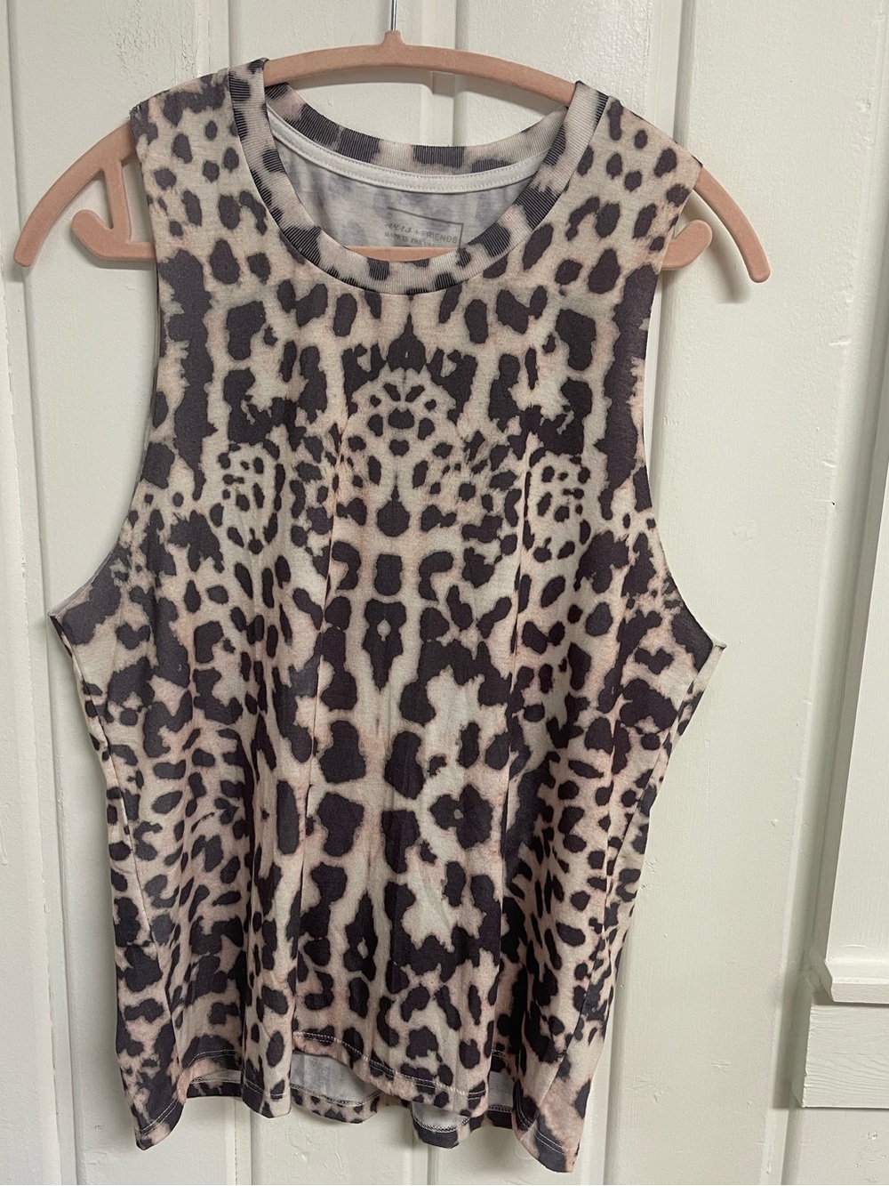Lovers + Friends Sleeveless Leopard Print Tank Top